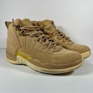 Nike Air Jordan 12 Retro Vachetta Tan Gold Women's Size 6 A06068-203 (No Box)